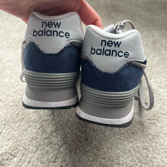 New Balance 574 Sneakers - size 9.5 color BLUE - Picture 8 of 9